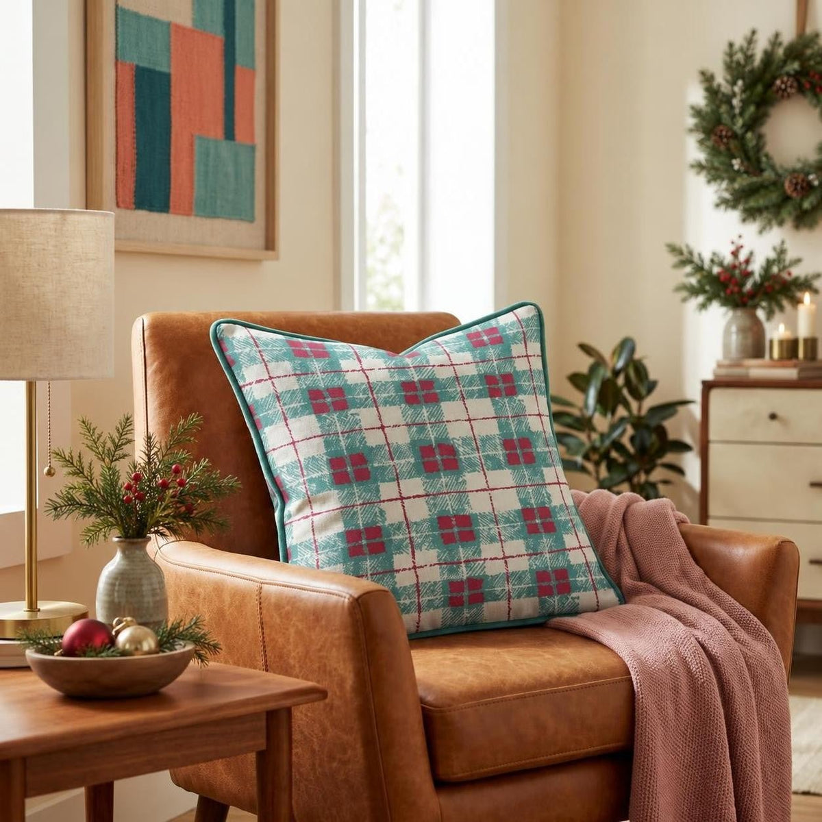 Ralph Goes Coastal Throw Pillow throw pillow - Hillcroft Home