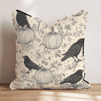Ravens Harvest Throw Pillow - Hillcroft Home