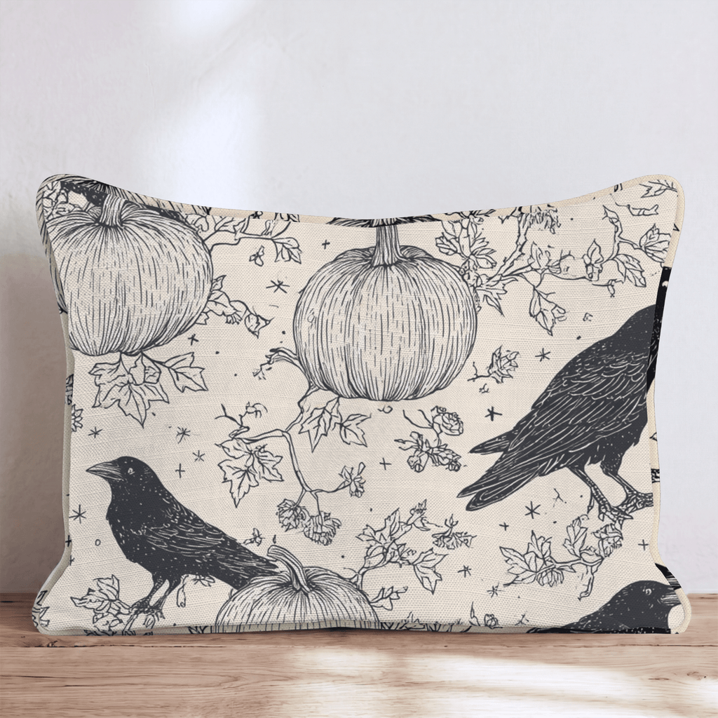 Ravens Harvest Throw Pillow - Hillcroft Home