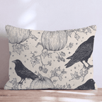Ravens Harvest Throw Pillow - Hillcroft Home