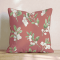 Red And White Cranberries Throw Pillow - Hillcroft Home