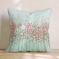 Red Berry Stems Throw Pillow - Hillcroft Home
