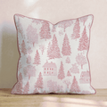 Red Cottage Toile Throw Pillow - Hillcroft Home