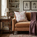 Red Cottage Toile Throw Pillow - Hillcroft Home