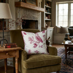 Red Owl Toile Throw Pillow - Hillcroft Home