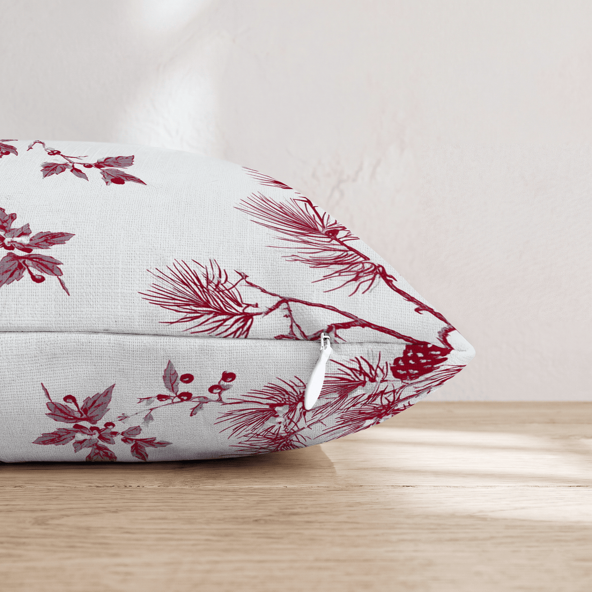 Red Owl Toile Throw Pillow - Hillcroft Home