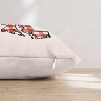 Red Plaid Maryland Throw Pillow - Hillcroft Home