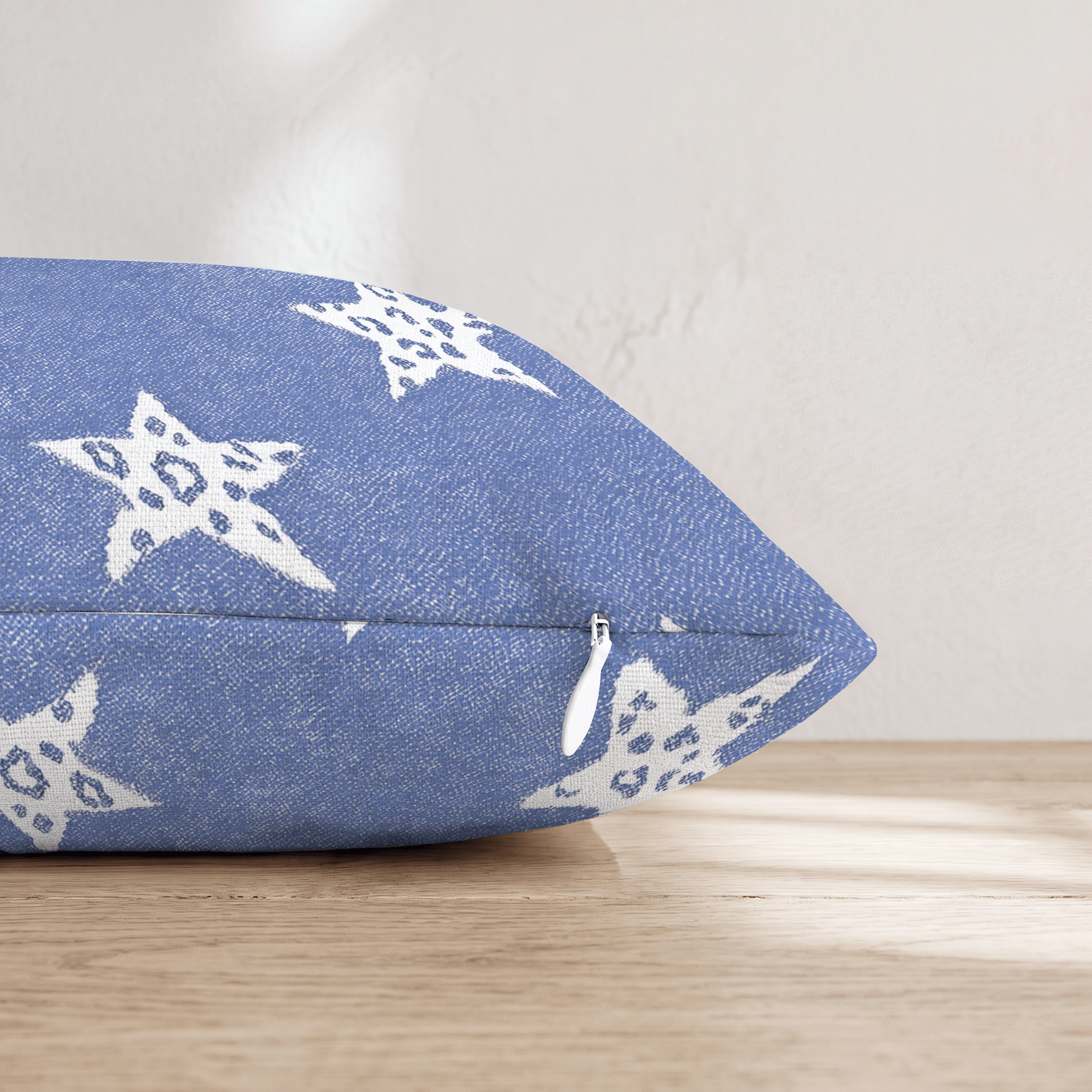 Red, White, Blue, And Leopard Print Throw Pillow - Hillcroft Home