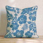 Reef Bloom Throw Pillow - Hillcroft Home