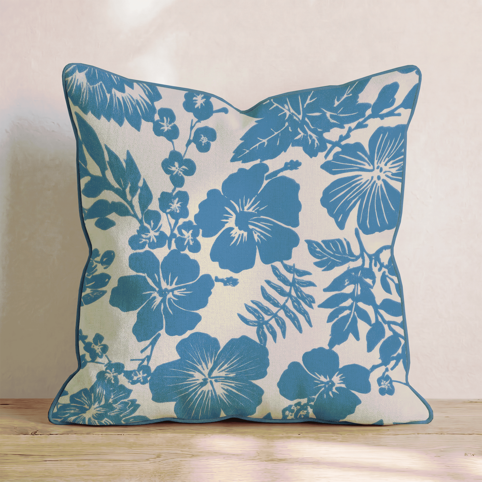 Reef Bloom Throw Pillow - Hillcroft Home