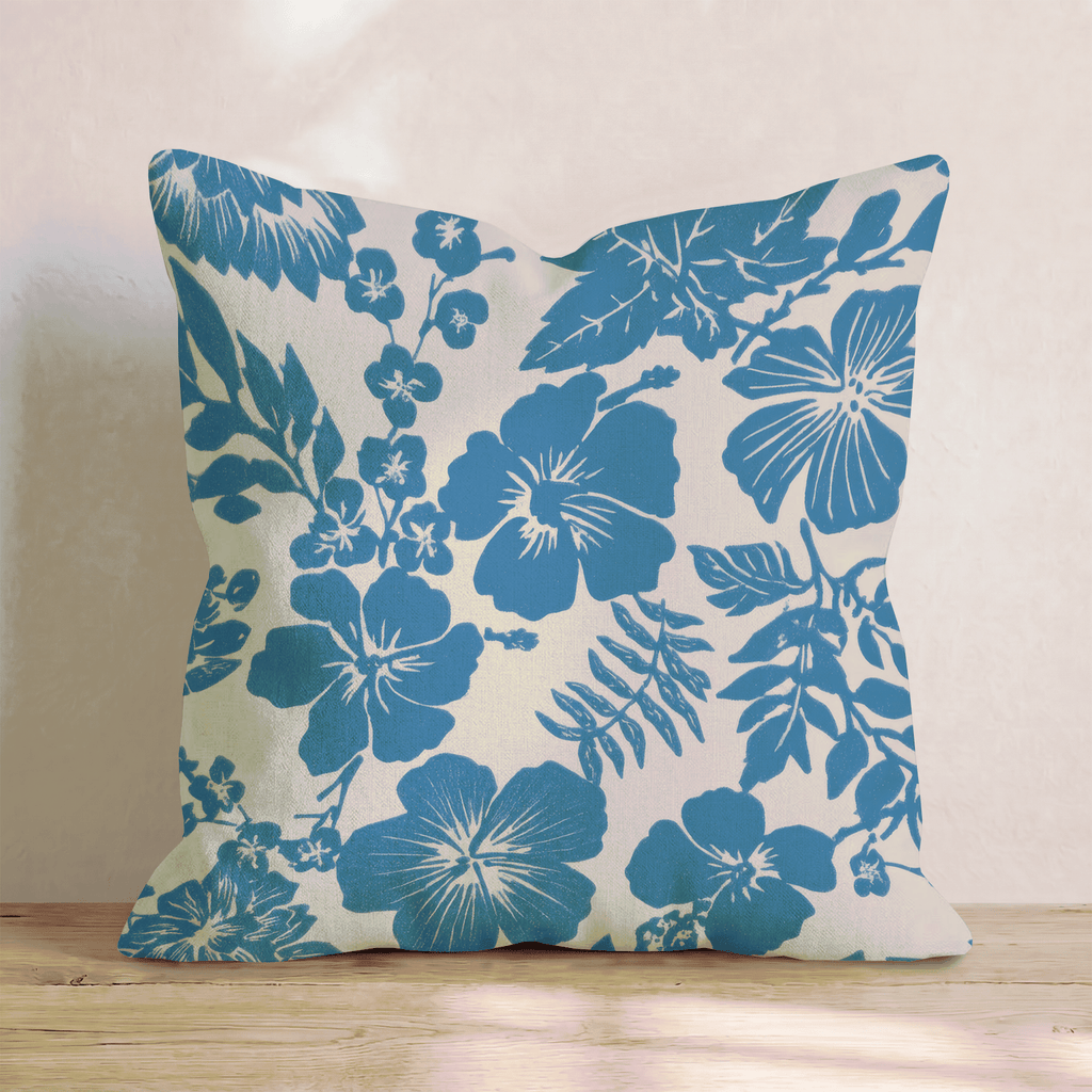 Reef Bloom Throw Pillow - Hillcroft Home