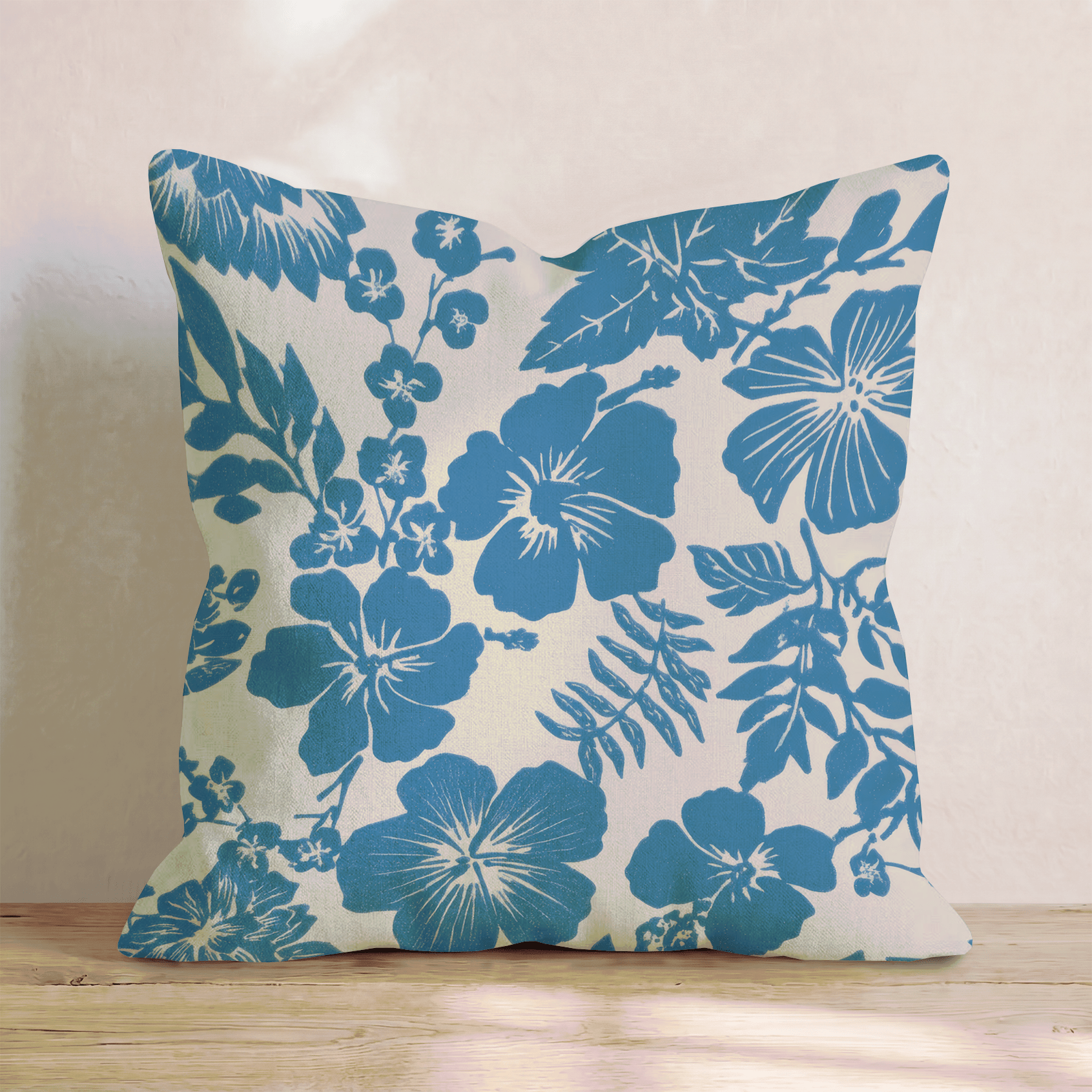 Reef Bloom Throw Pillow - Hillcroft Home