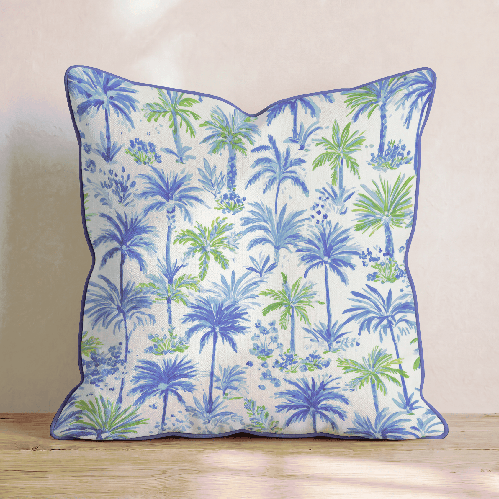 Reef Leaf Throw Pillow - Hillcroft Home
