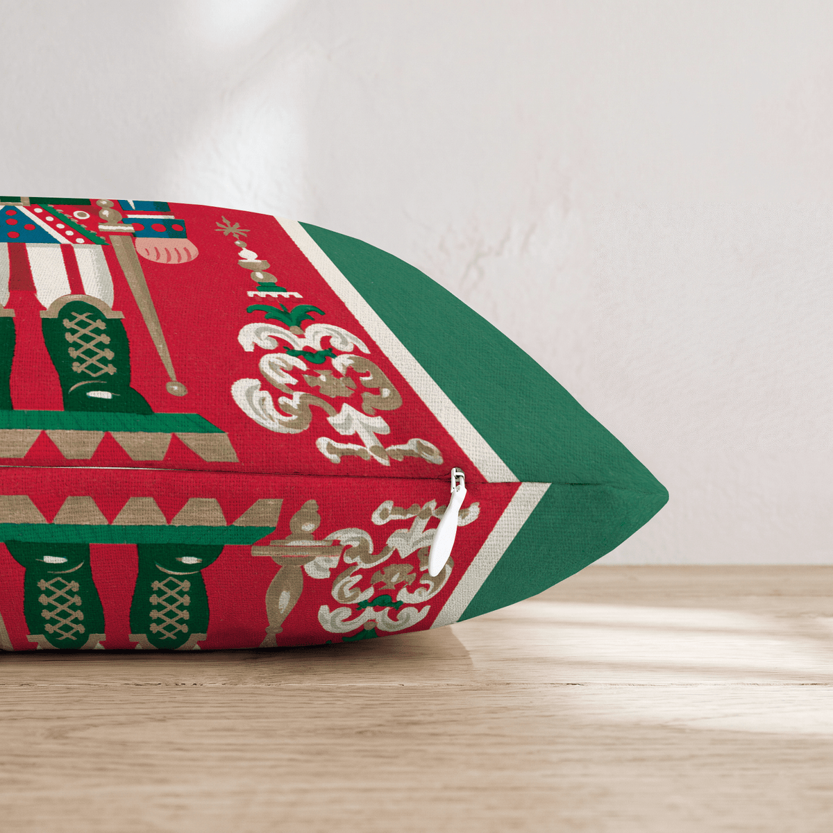 Regal Nutcracker Sentry Throw Pillow - Hillcroft Home