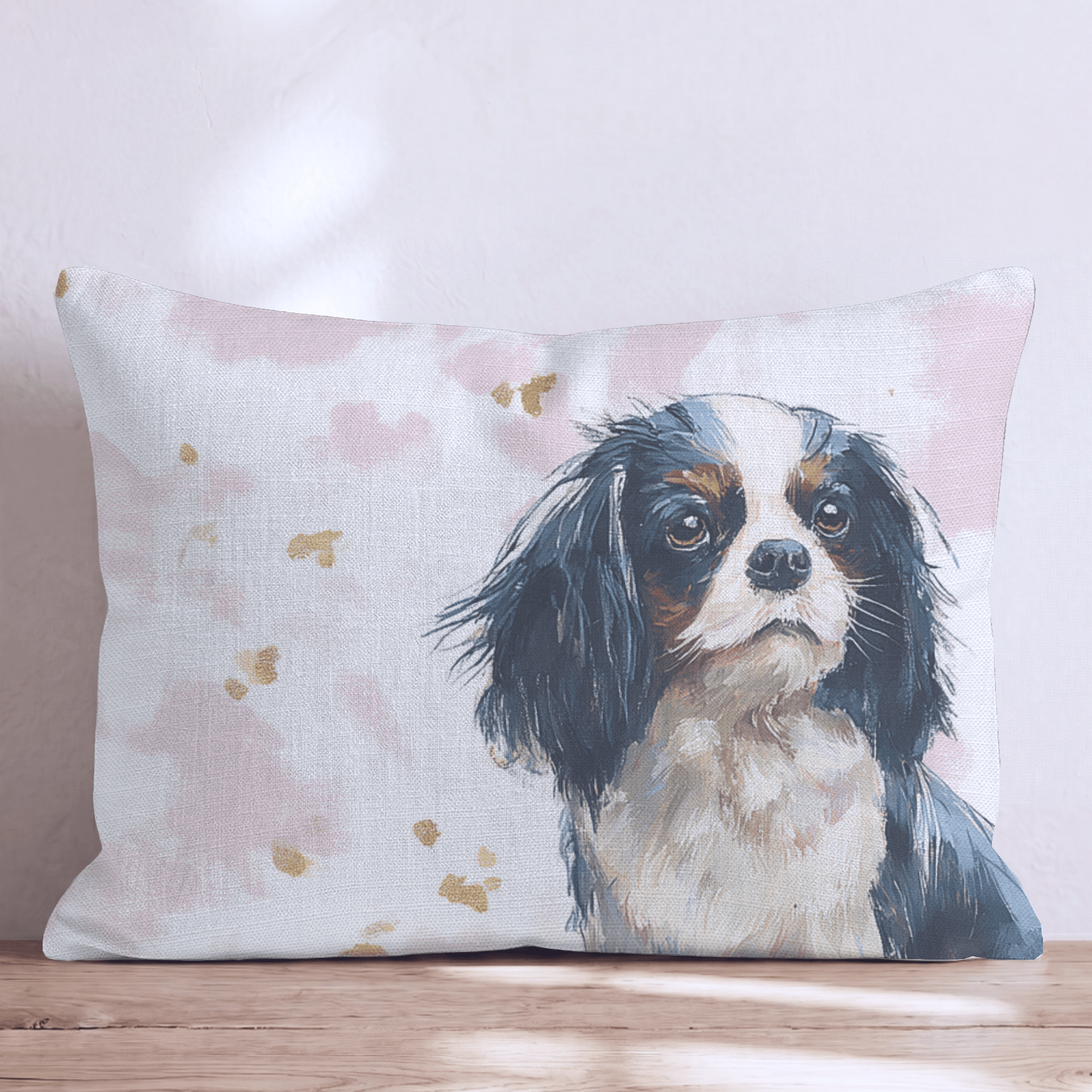 Regal Spaniel Throw Pillow - Hillcroft Home