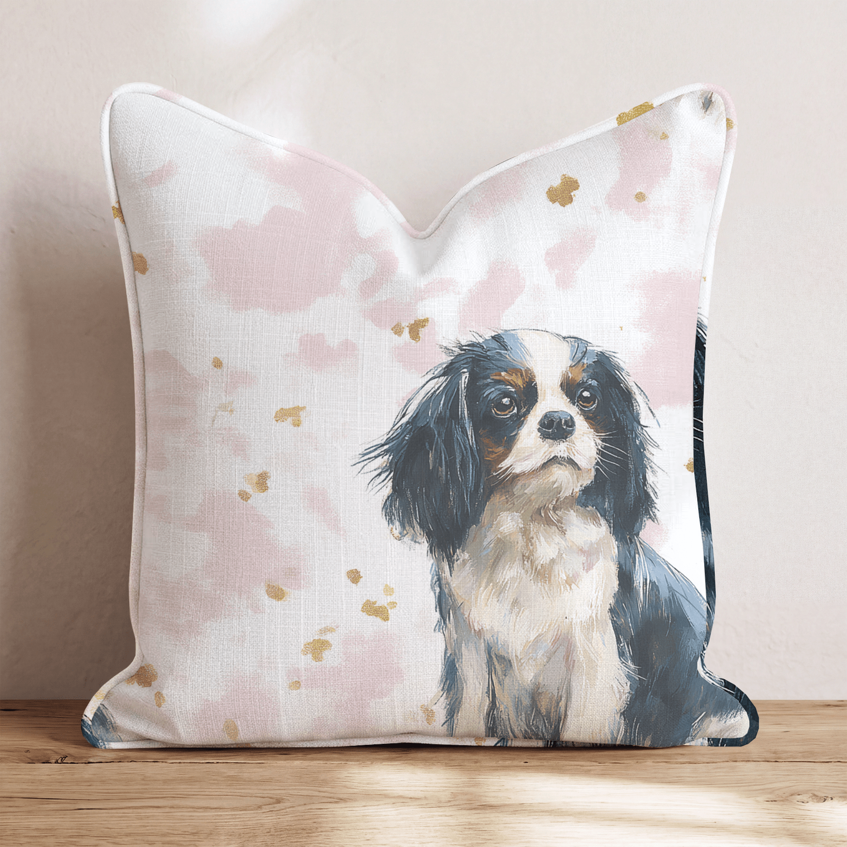 Regal Spaniel Throw Pillow - Hillcroft Home