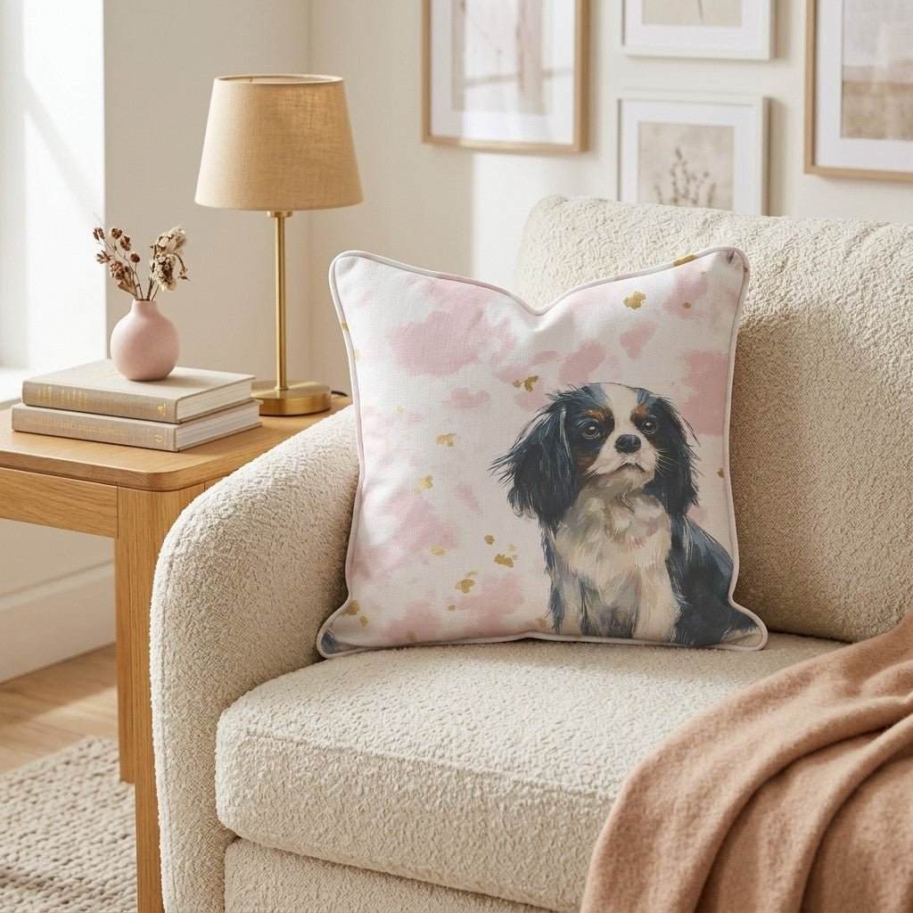 Regal Spaniel Throw Pillow - Hillcroft Home