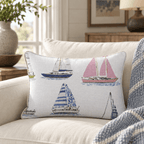 Regatta Scatter Throw Pillow throw pillow - Hillcroft Home