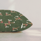 Reindeer Games Throw Pillow throw pillow - Hillcroft Home