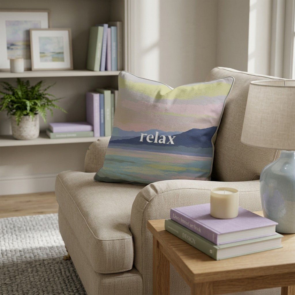 relax Throw Pillow - Hillcroft Home
