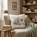 Resting Pig Sketch Throw Pillow - Hillcroft Home