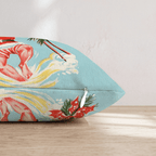 Retro Beach Serve Throw Pillow - Hillcroft Home