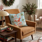 Retro Beach Serve Throw Pillow throw pillow - Hillcroft Home