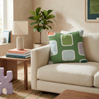Retro Block Party Throw Pillow - Hillcroft Home
