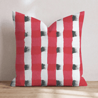 Retro Red Check Throw Pillow - Hillcroft Home