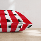 Retro Red Check Throw Pillow - Hillcroft Home