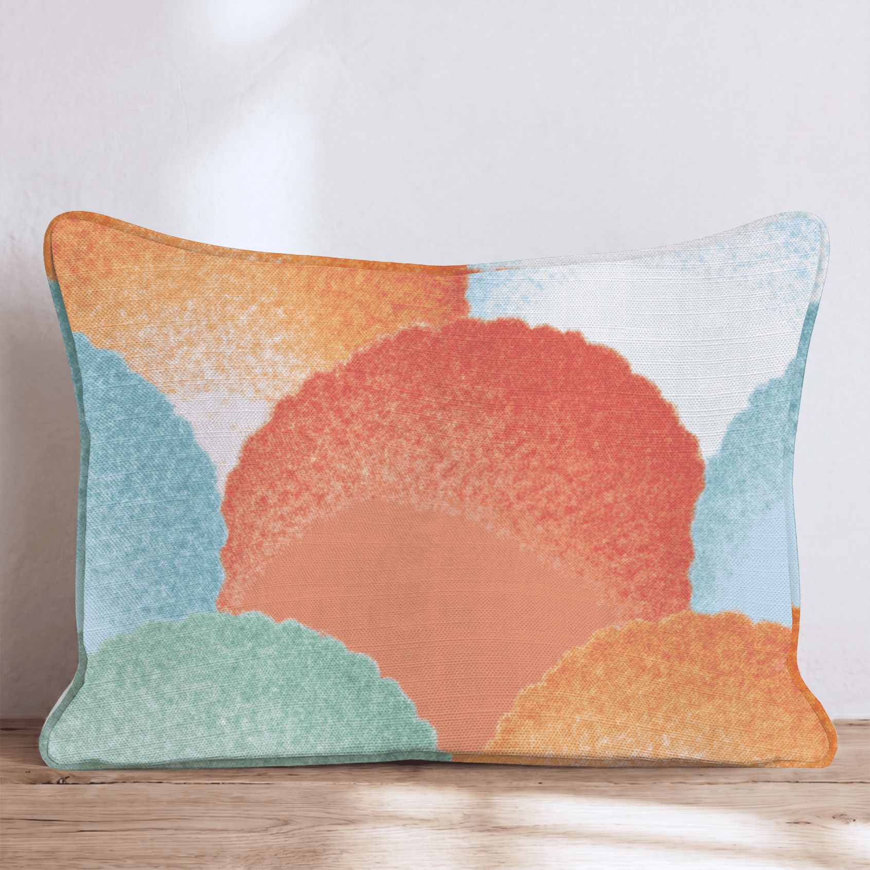 Retro Scales Throw Pillow - Hillcroft Home