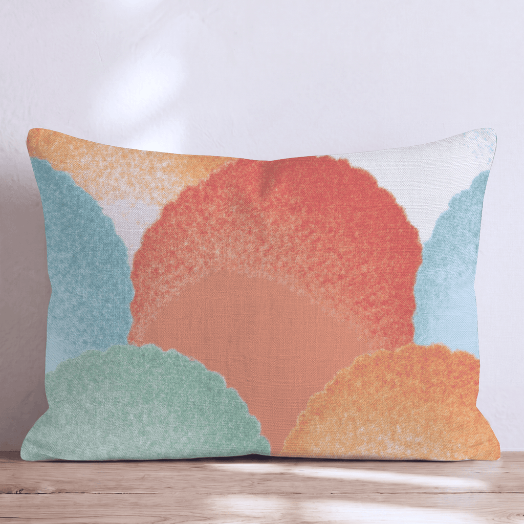 Retro Scales Throw Pillow - Hillcroft Home