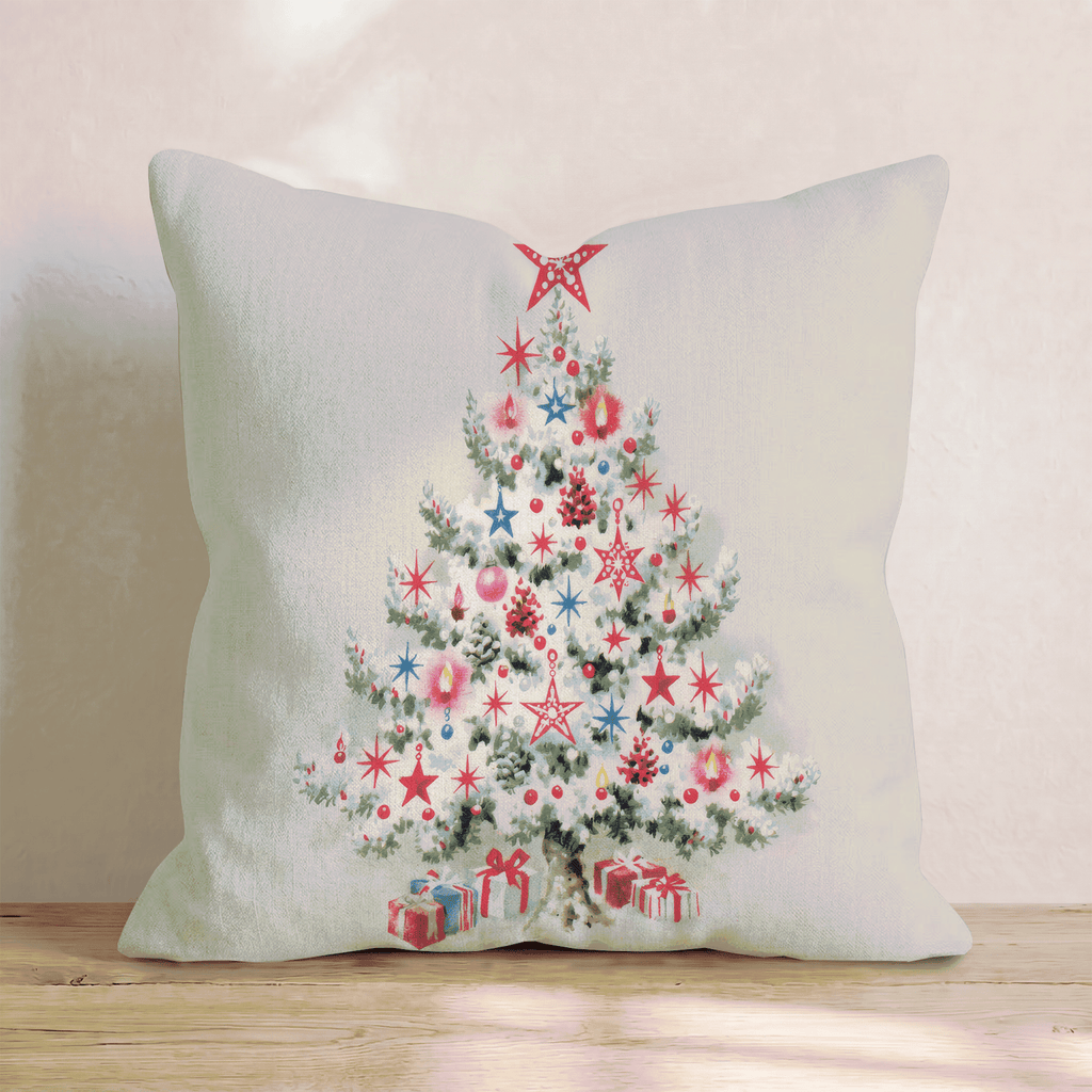 Retro Starlight Tree Throw Pillow - Hillcroft Home