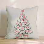 Retro Starlight Tree Throw Pillow - Hillcroft Home