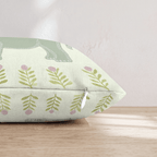 Rhino Garden Throw Pillow - Hillcroft Home