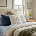 Rhode Island Home Throw Pillow - Hillcroft Home