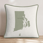 Rhode Island State Capital Throw Pillow - Hillcroft Home
