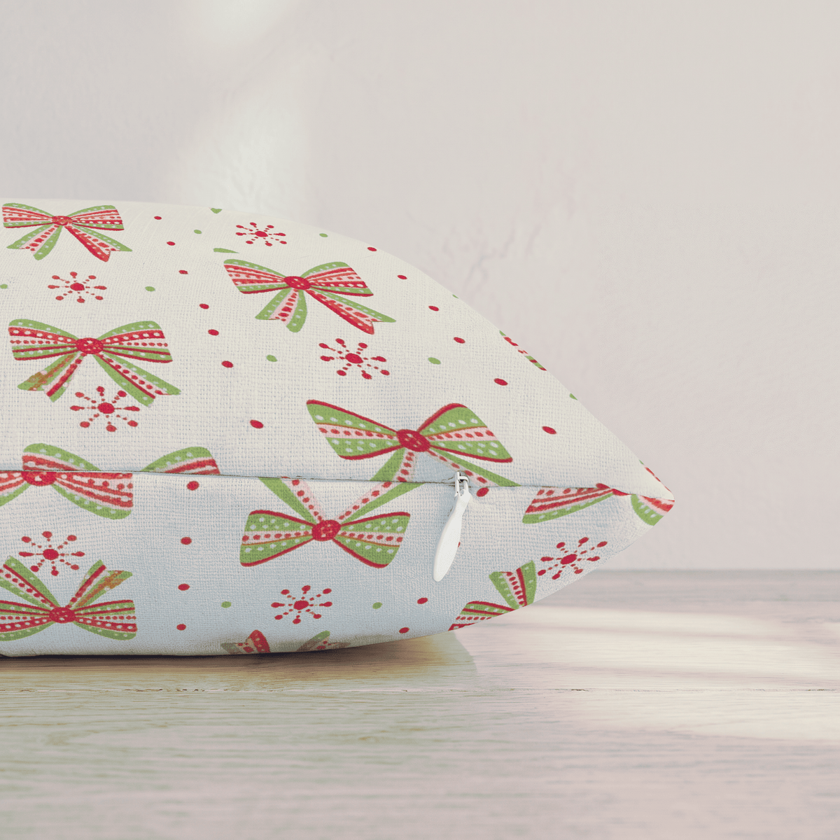 Ribbon Frost Throw Pillow throw pillow - Hillcroft Home