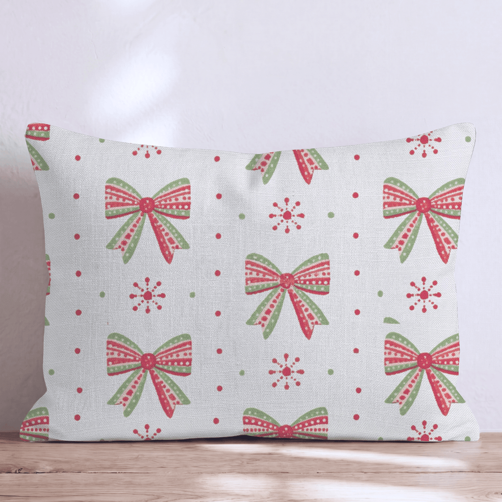 Ribbon Frost Throw Pillow throw pillow - Hillcroft Home