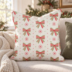 Ribbon Frost Throw Pillow throw pillow - Hillcroft Home