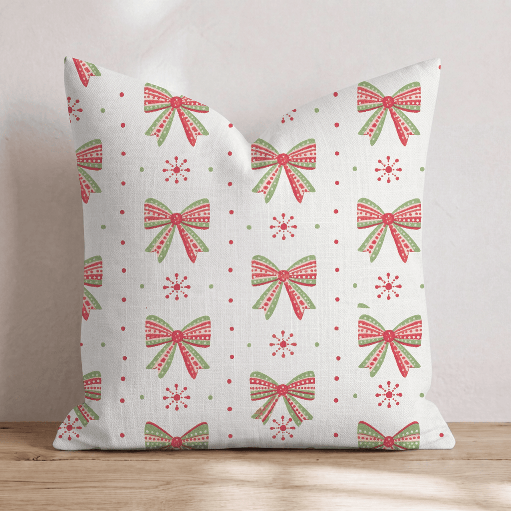 Ribbon Frost Throw Pillow throw pillow - Hillcroft Home