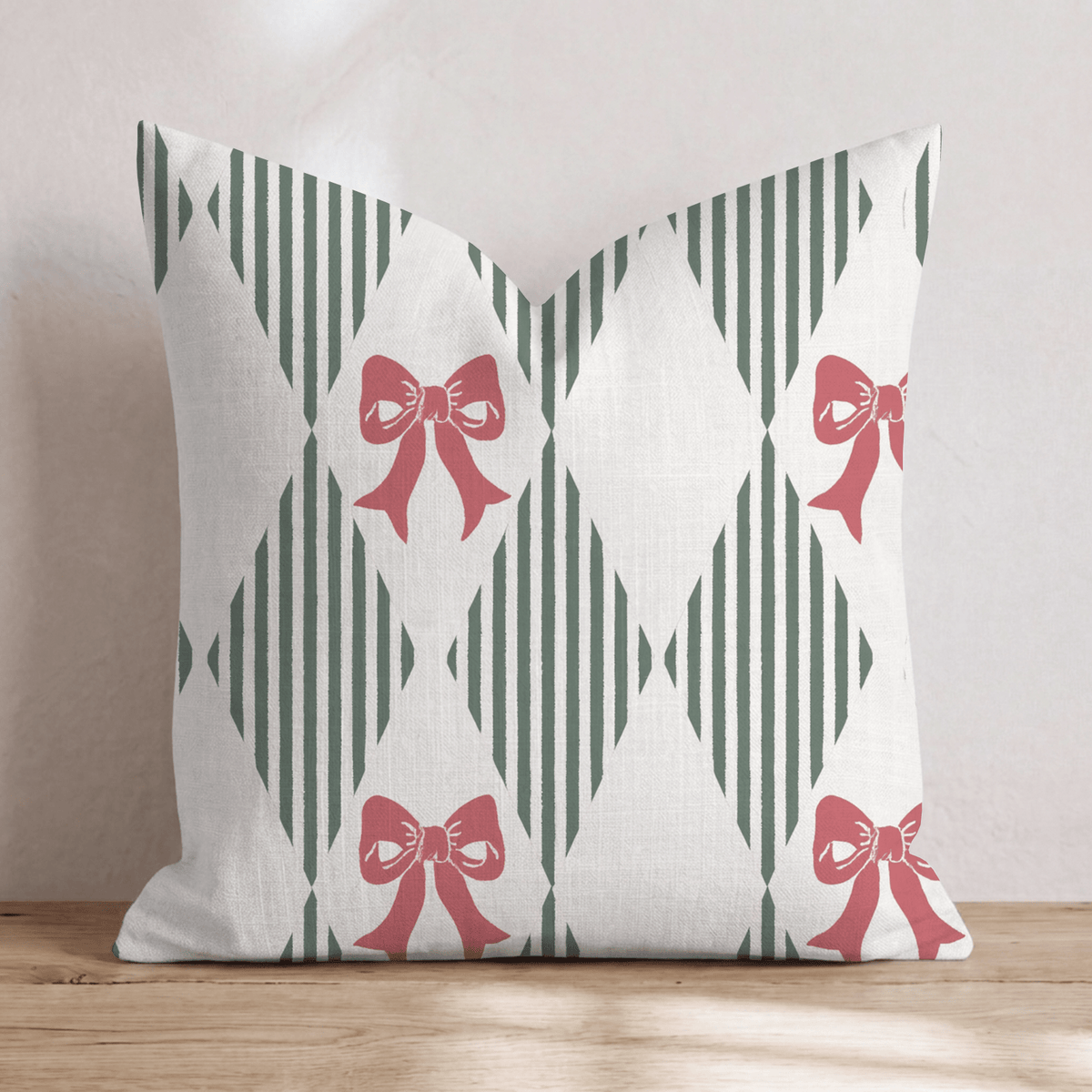 Ribbon Harlequin Throw Pillow throw pillow - Hillcroft Home