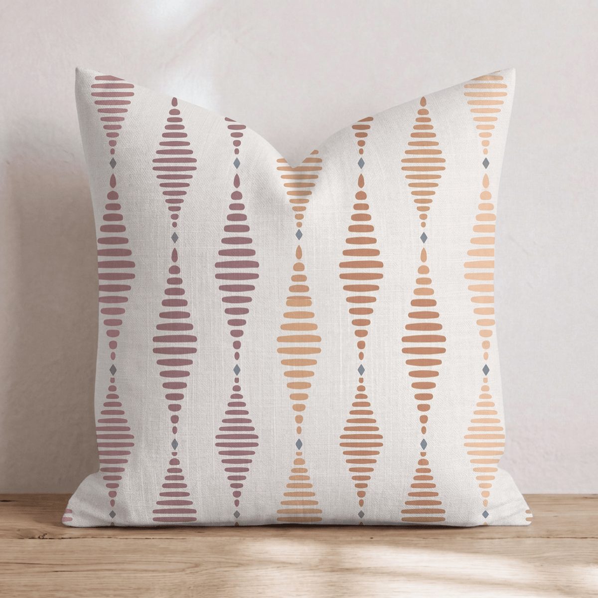 Ridgeline Cranberry Throw Pillow throw pillow - Hillcroft Home