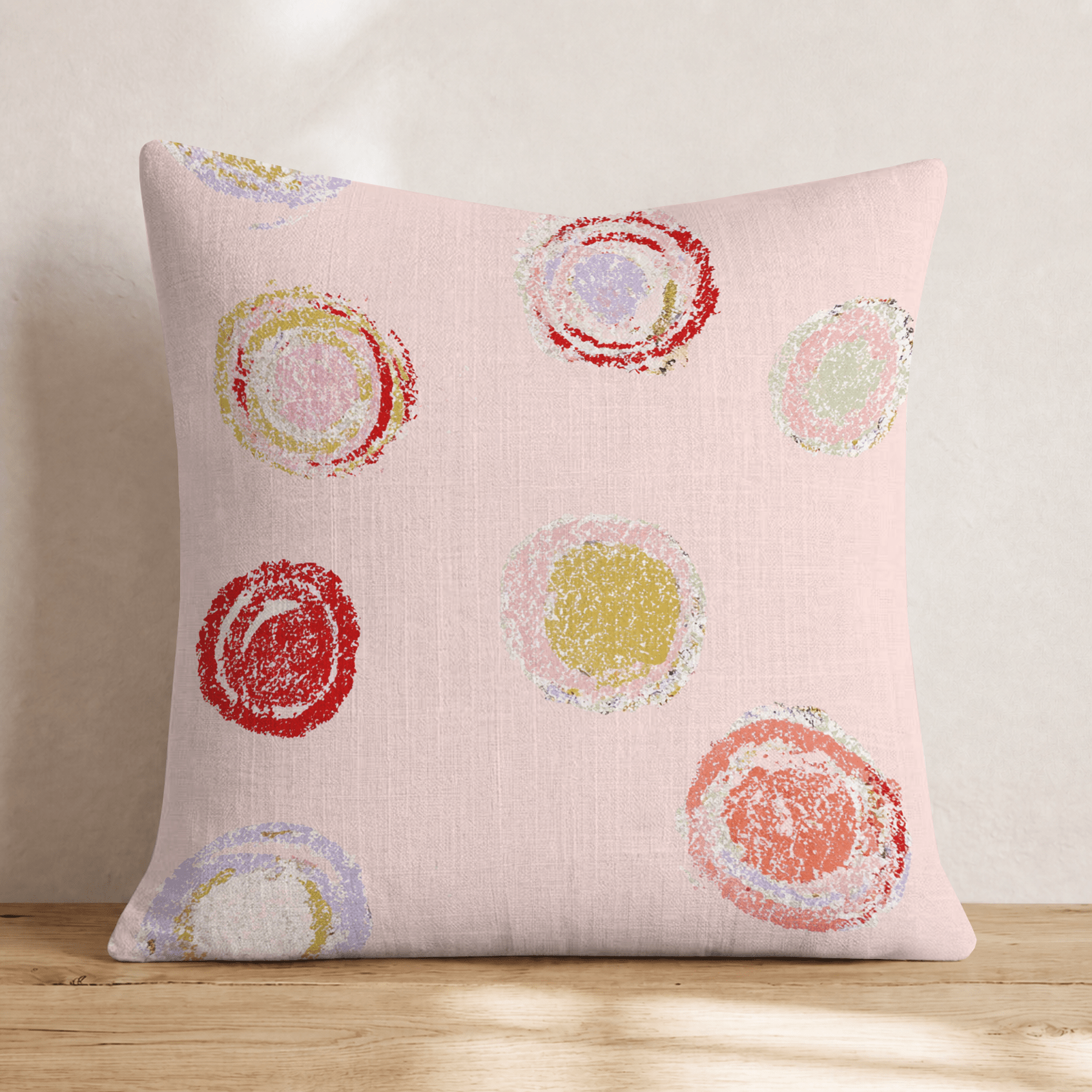 Rings on Rings Throw Pillow - Hillcroft Home