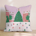 Rink Pink Throw Pillow throw pillow - Hillcroft Home