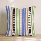 Ripple Cream Throw Pillow - Hillcroft Home
