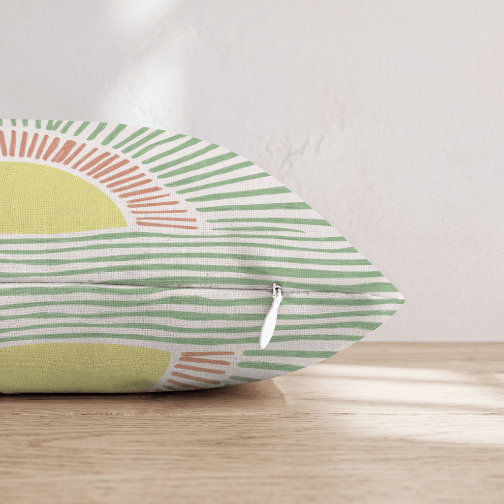 Rising Sun Throw Pillow - Hillcroft Home