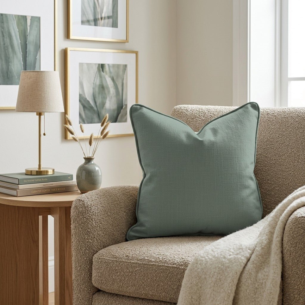 River Moss Throw Pillow - Hillcroft Home