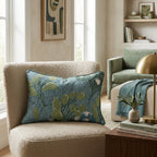 Riviera Bouquet Throw Pillow - Hillcroft Home