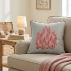 Roasting A Marshmallow Throw Pillow - Hillcroft Home